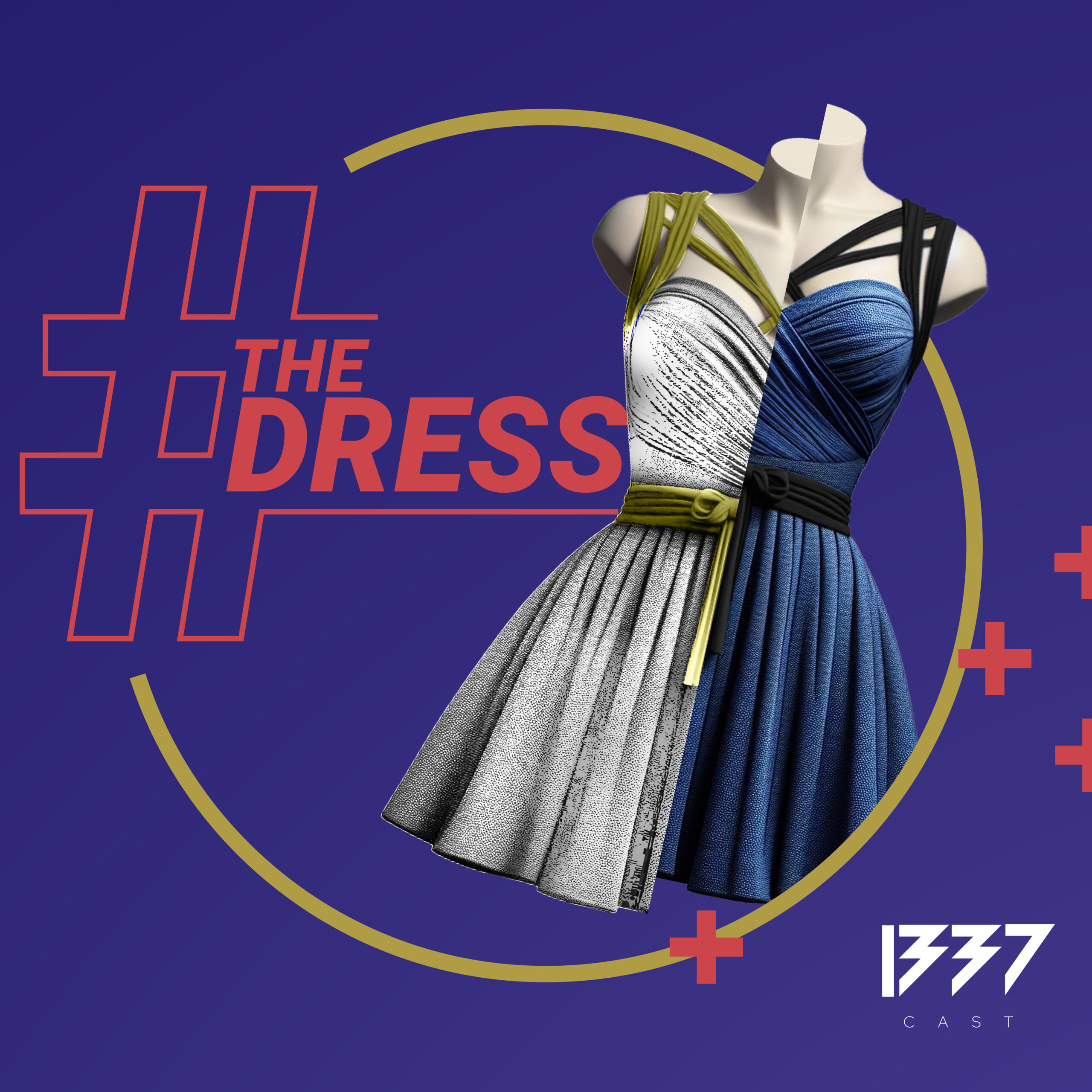 Weiß/goldenes oder blau/schwarzes Kleid – The Dress
